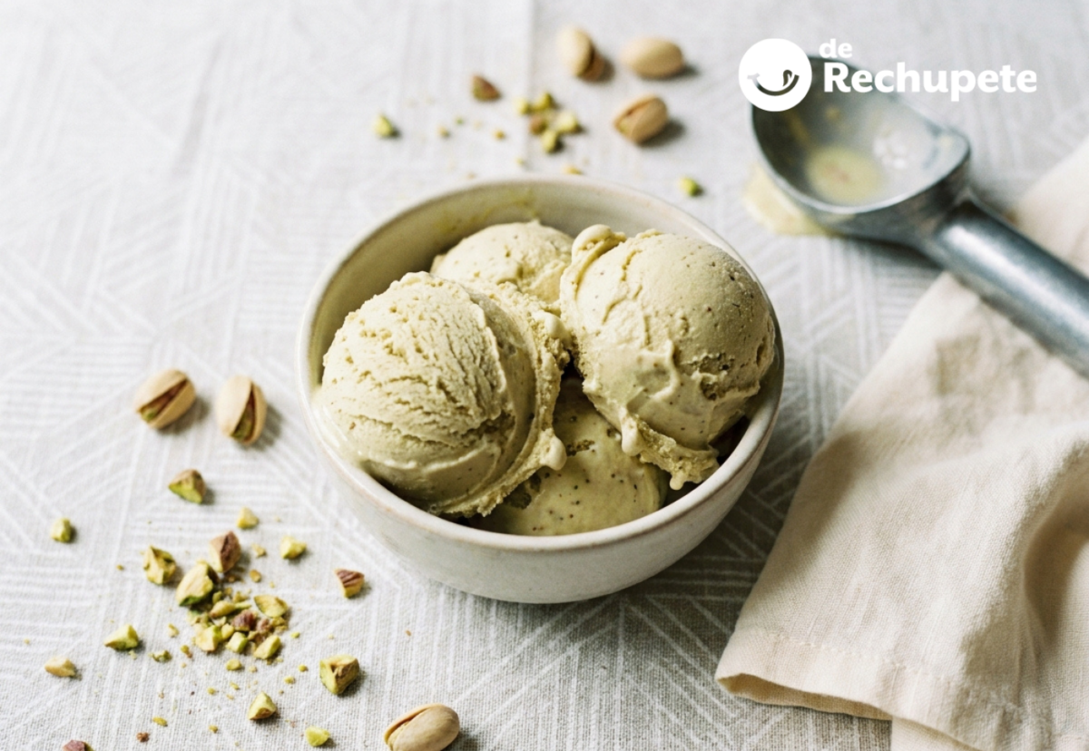 Helado de pistacho, receta para que se note el fruto seco en cada cucharada