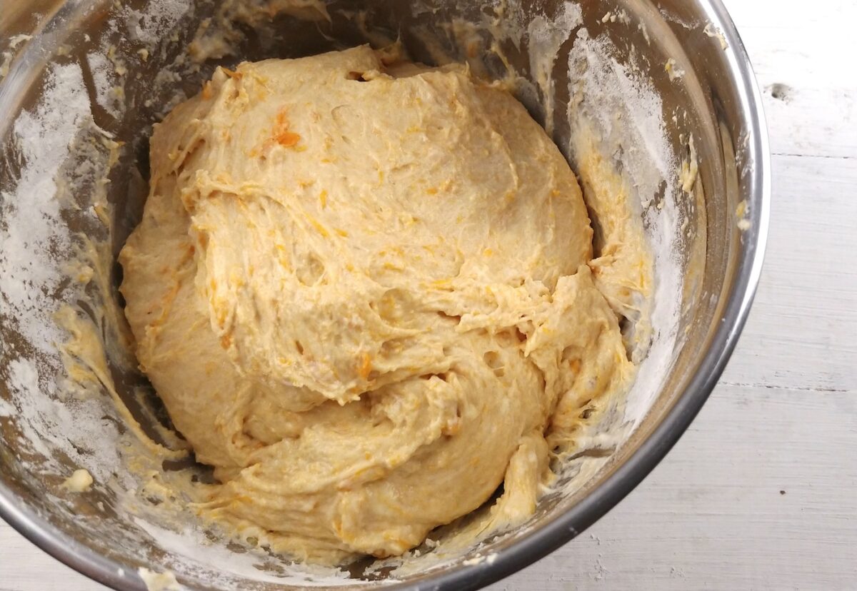 Pan sin amasado de calabaza y nueces paso a paso