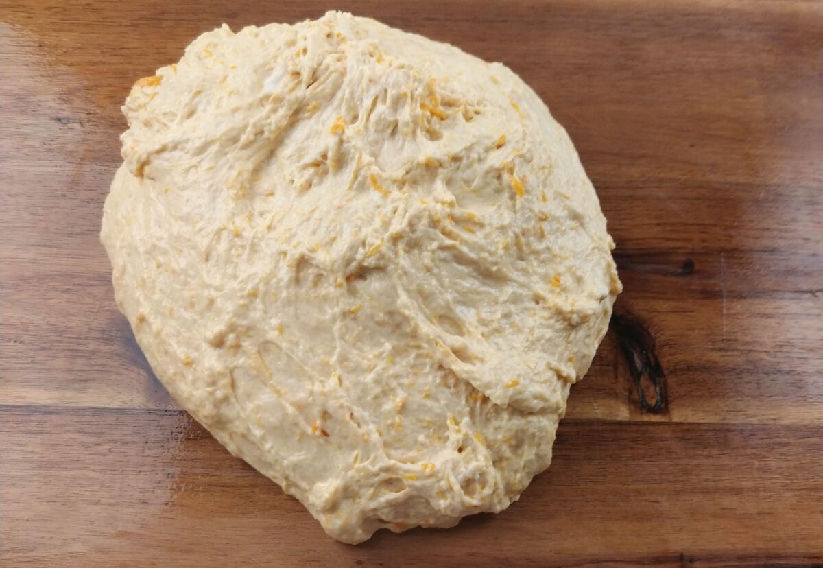 Pan sin amasado de calabaza y nueces paso a paso