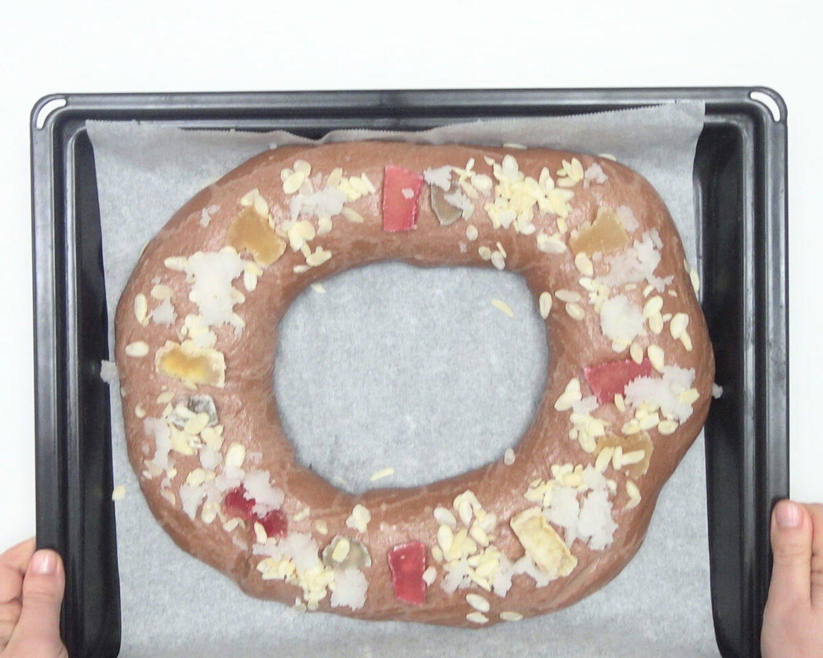 roscón de chocolate paso 19