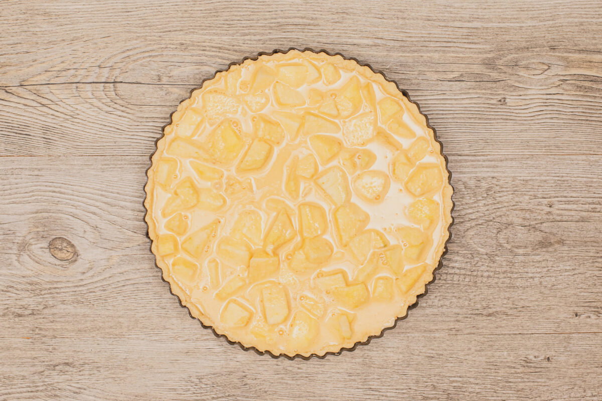 tarta de normandía paso 24