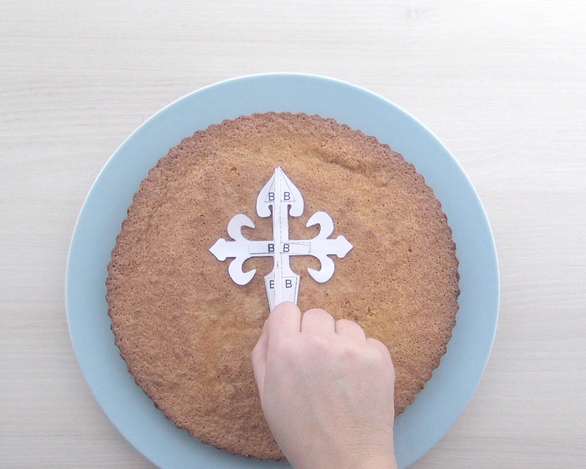 tarta de santiago paso 20