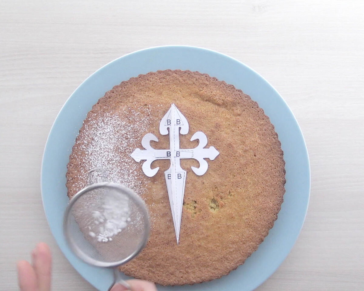tarta de santiago paso 21