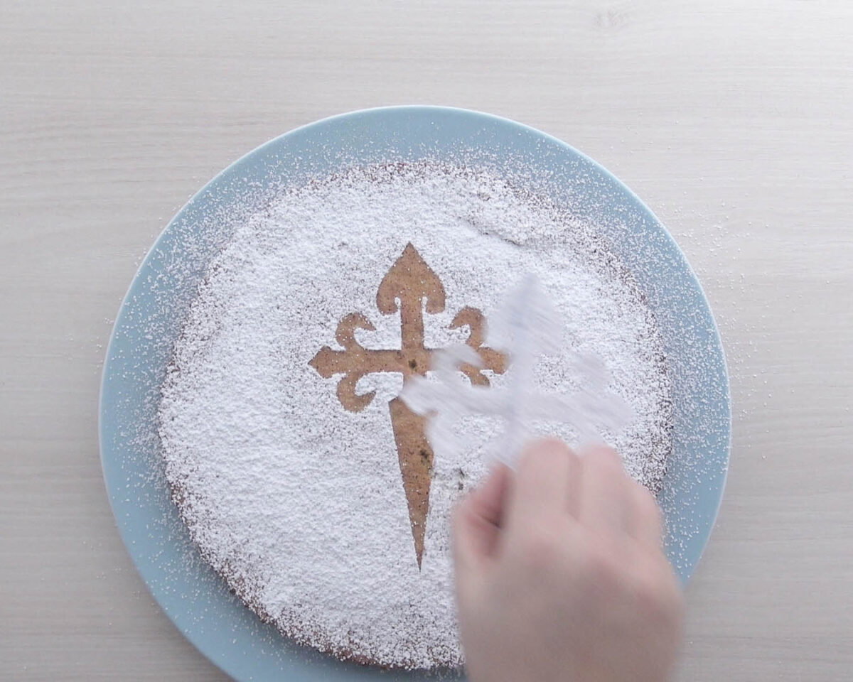 tarta de santiago paso 22