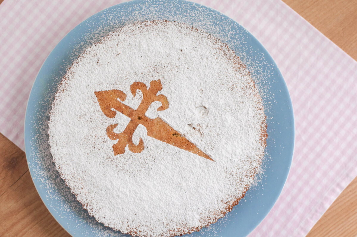 tarta de santiago paso 24