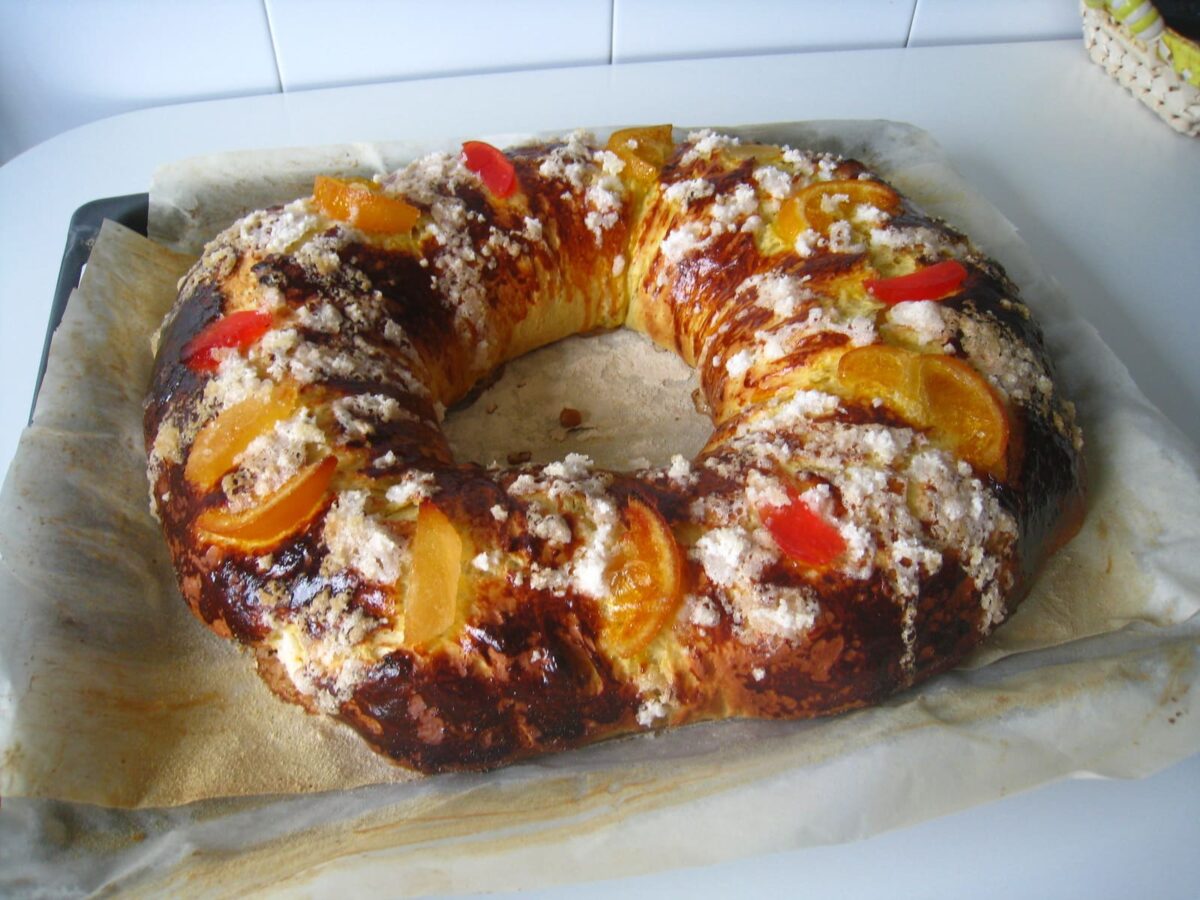 torrijas de roscón de reyes paso 18
