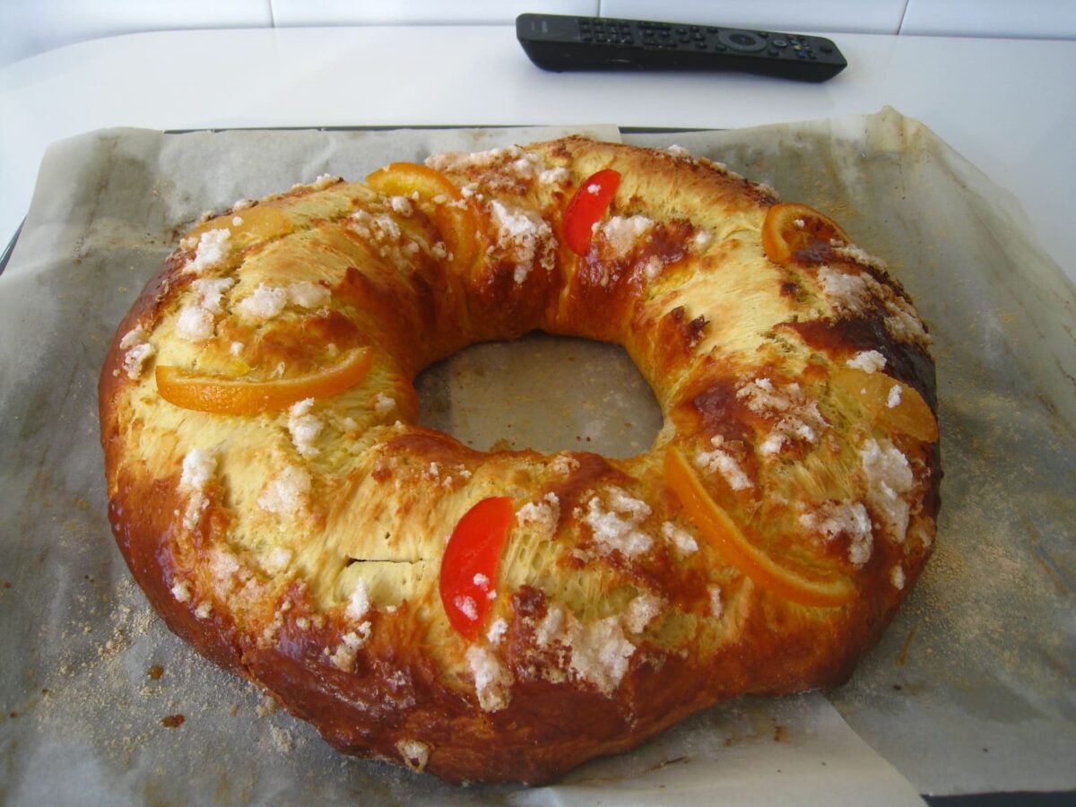 torrijas de roscón de reyes paso 19