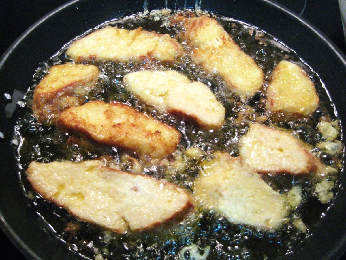 torrijas de roscón de reyes paso 3