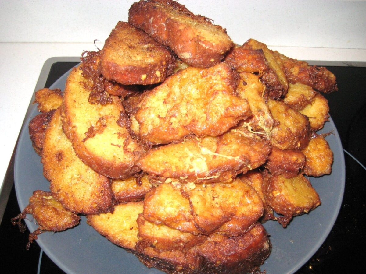 torrijas de roscón de reyes paso 4