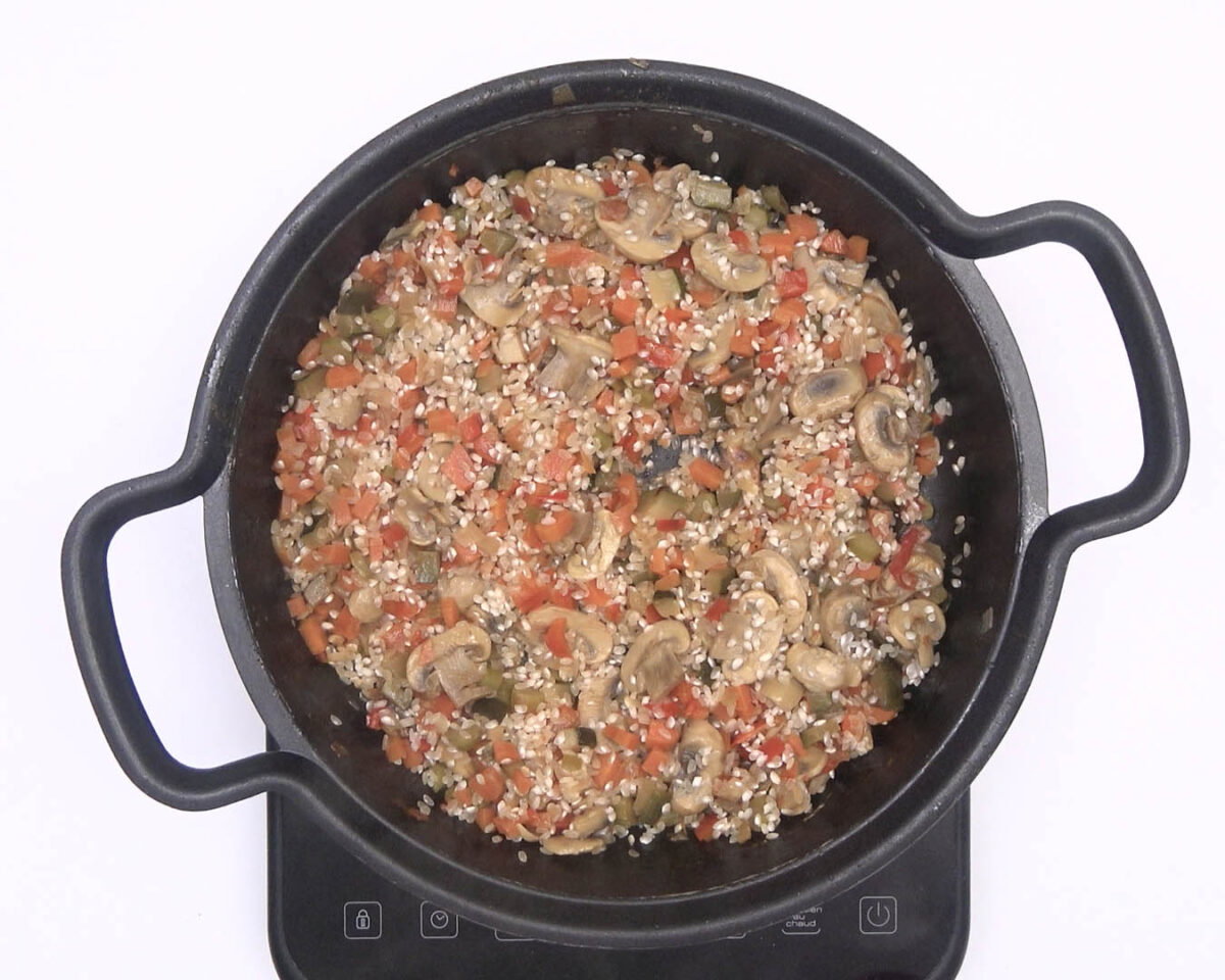 arroz caldoso con verduras paso 25