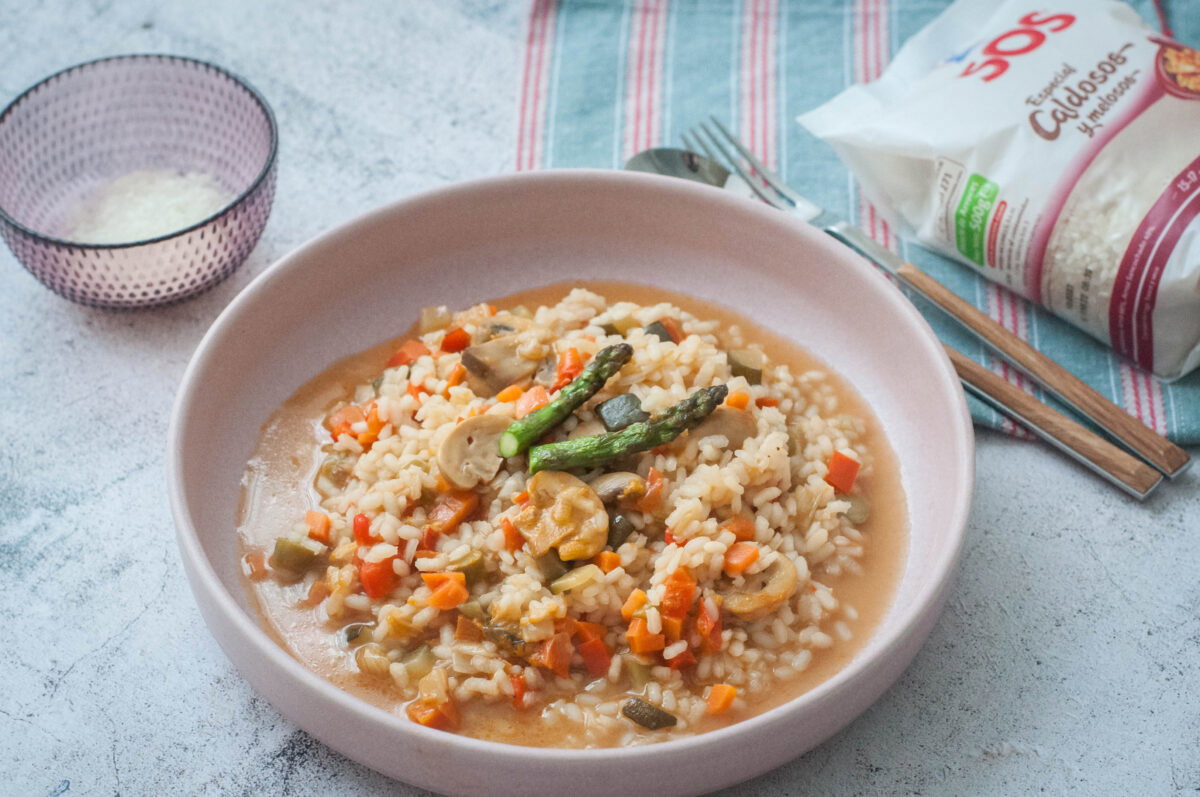 arroz caldoso con verduras paso 30