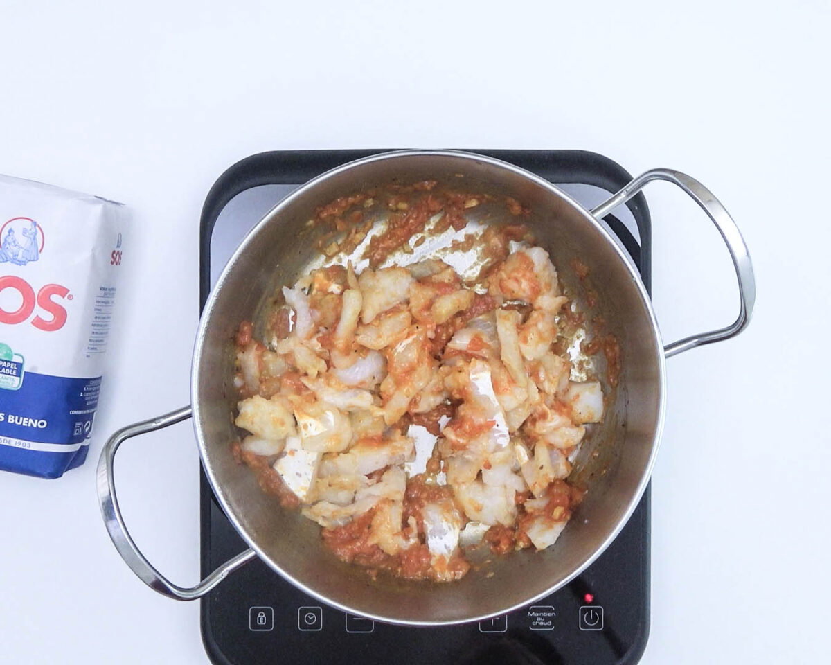 arroz con bacalao a la andaluza paso 10