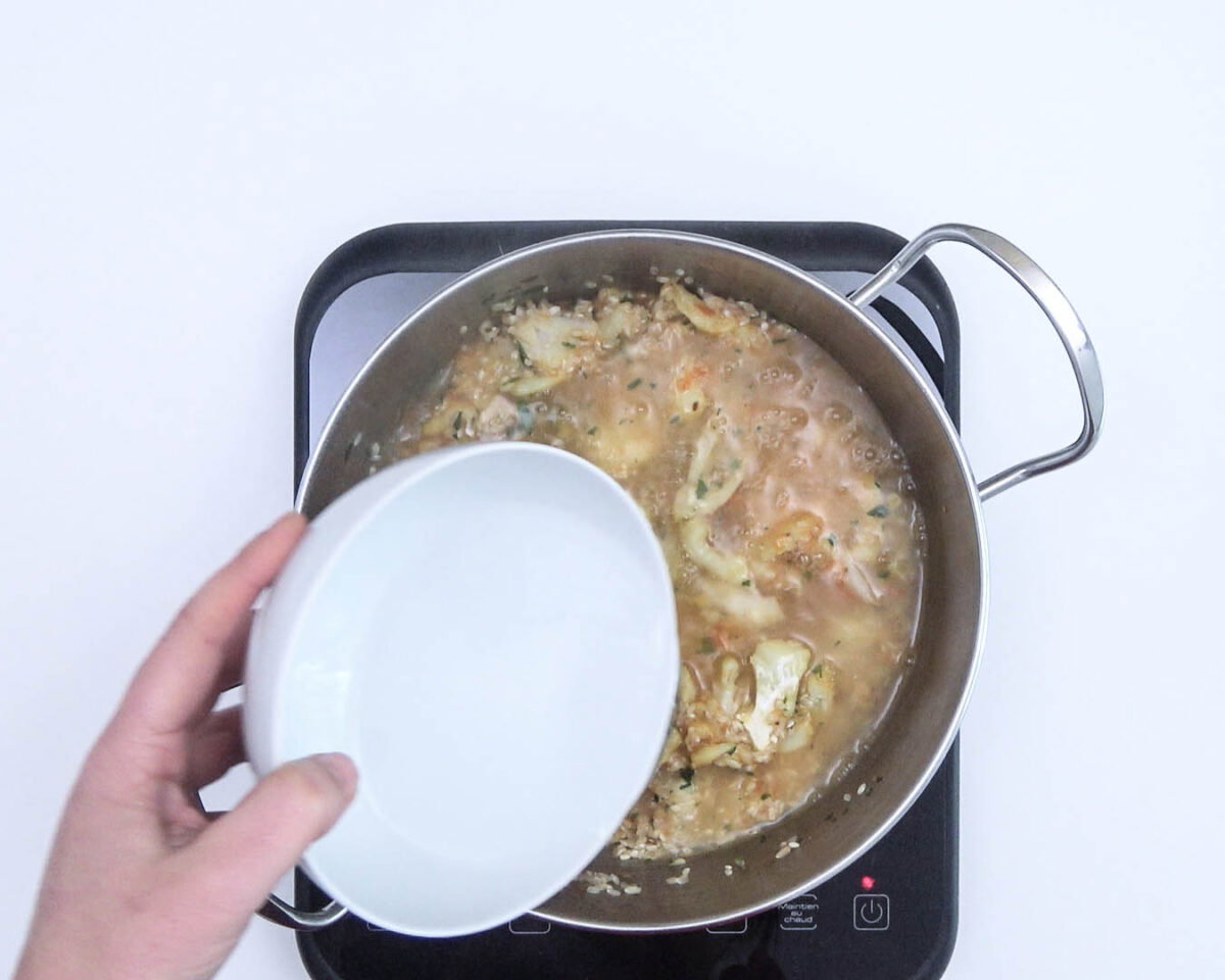 arroz con bacalao a la andaluza paso 14