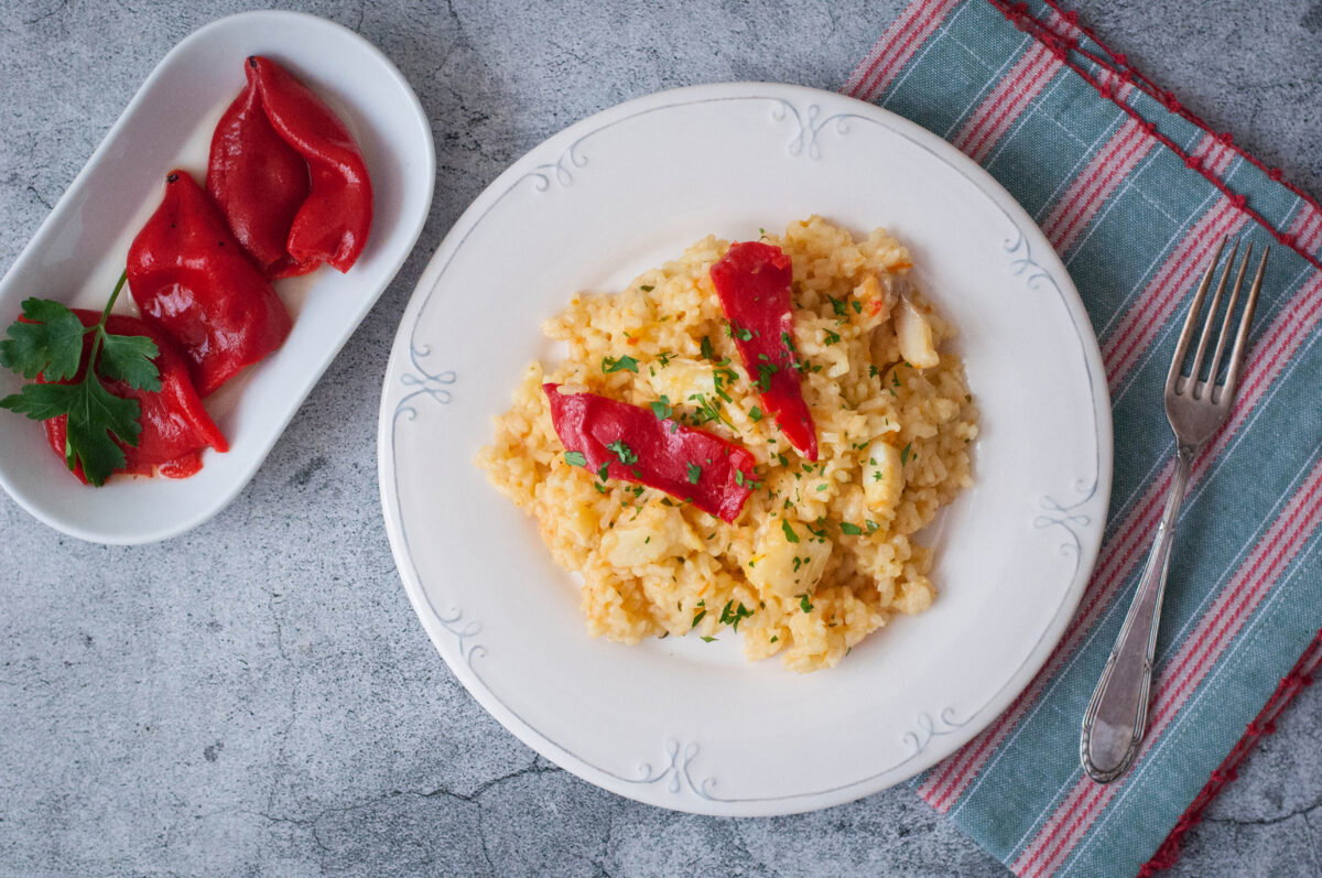 arroz con bacalao a la andaluza paso 18