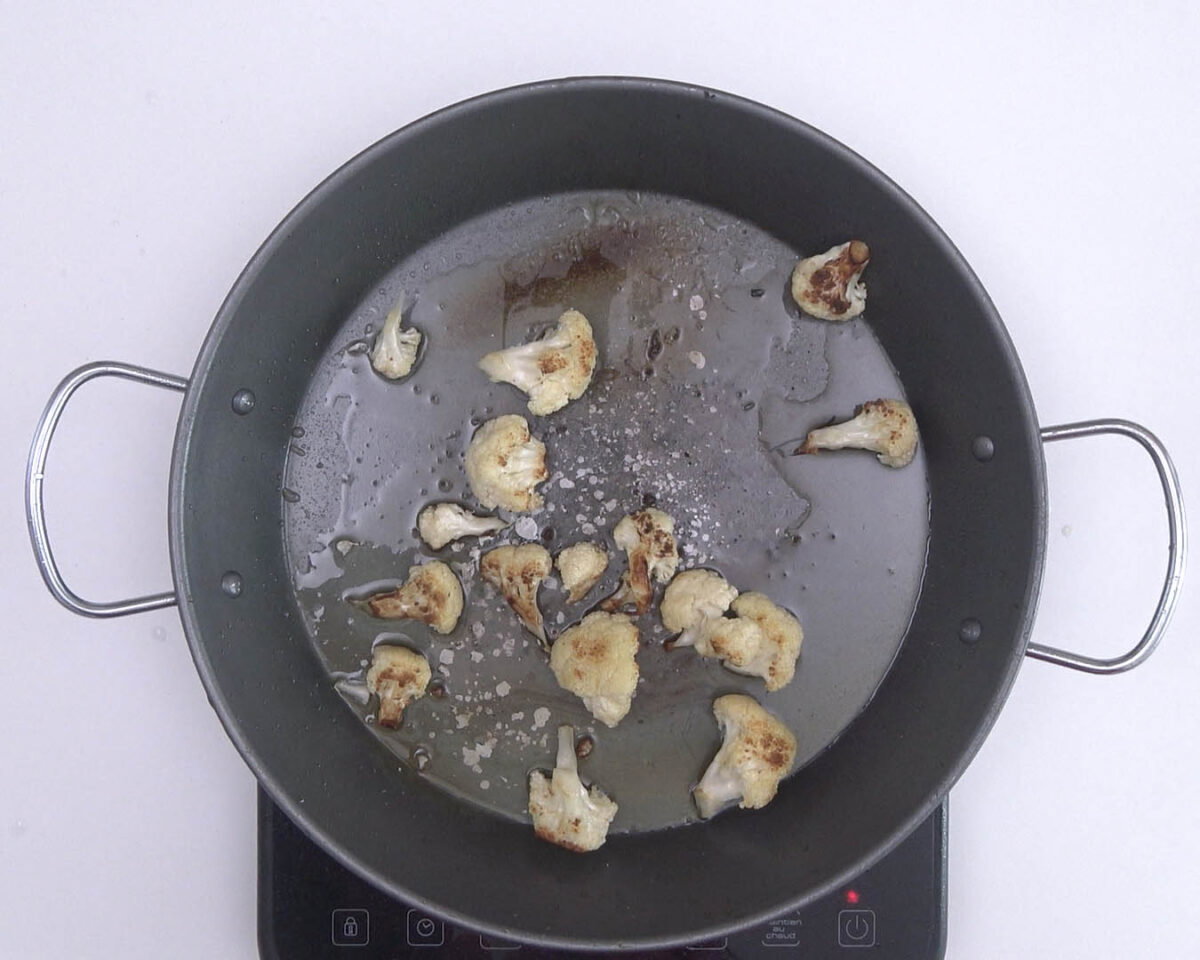 arroz con bacalao y coliflor paso 18