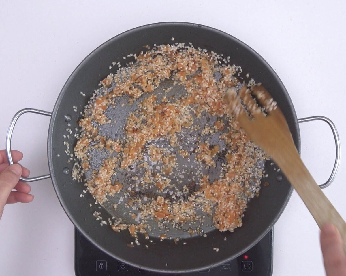arroz con bacalao y coliflor paso 23