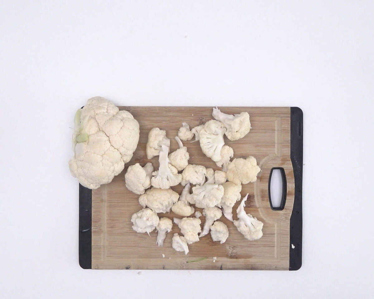 arroz con bacalao y coliflor paso 8