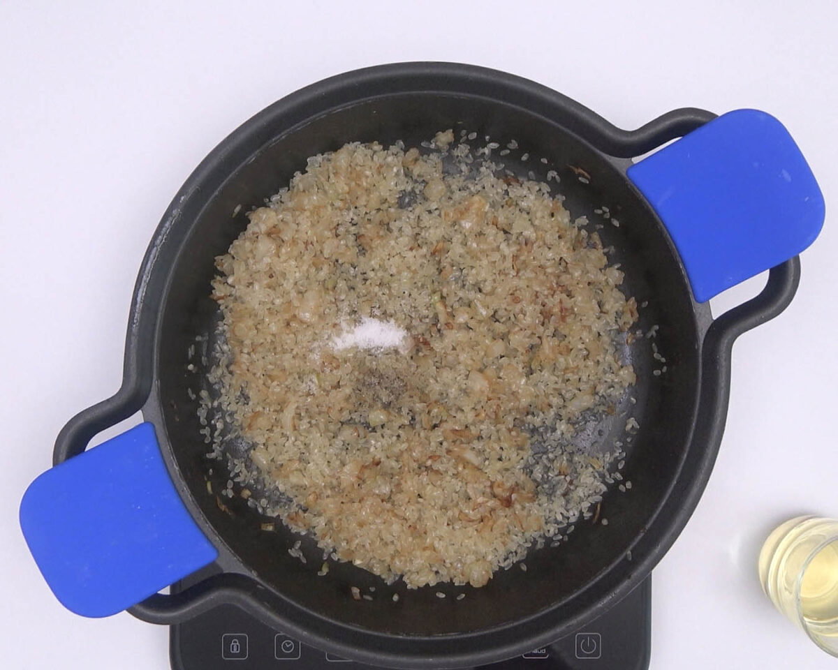 arroz con langostinos paso 19