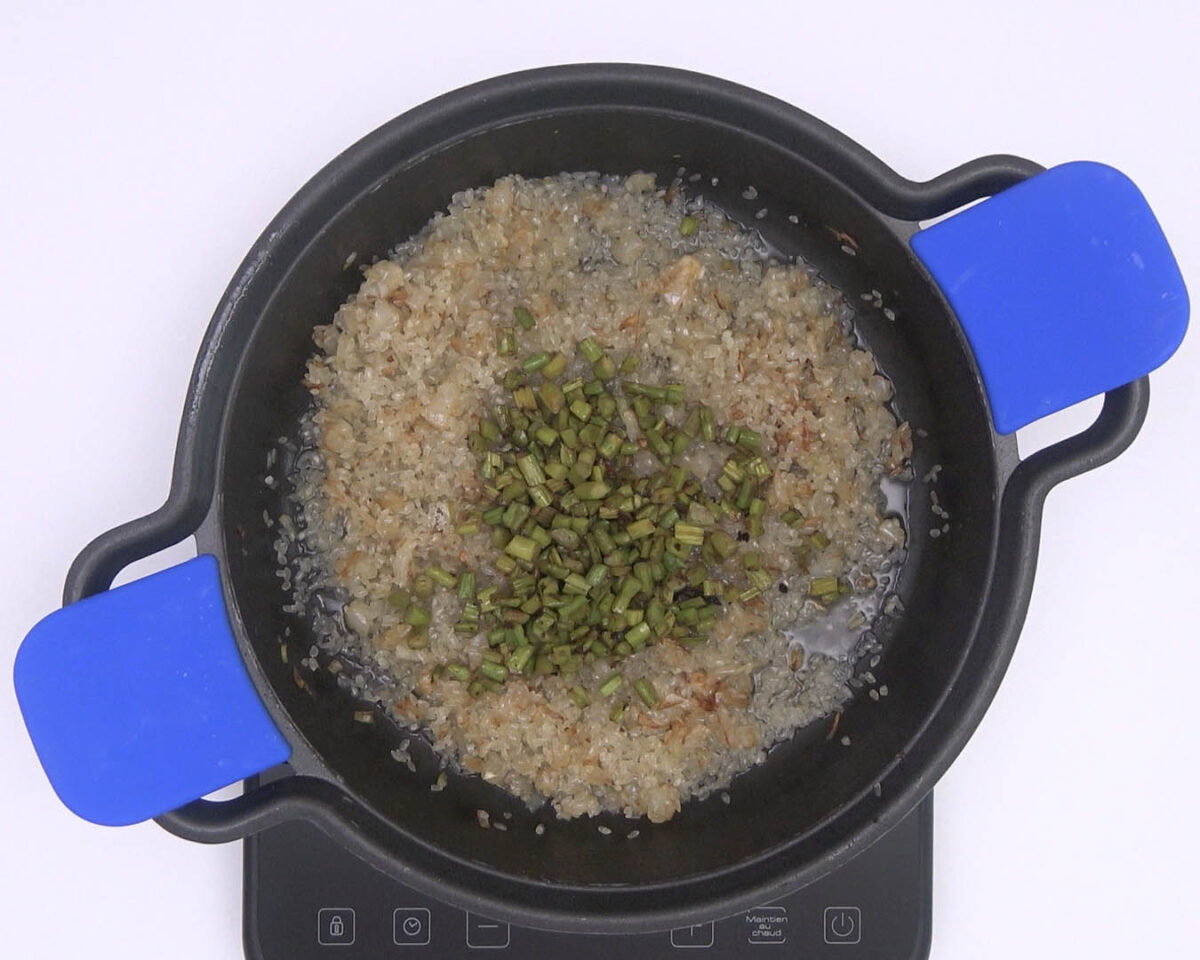 arroz con langostinos paso 20