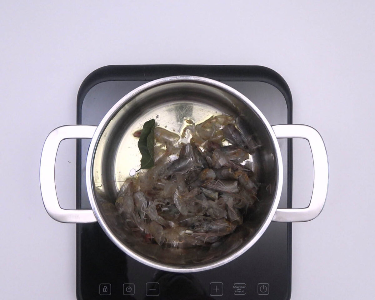 arroz con langostinos paso 6