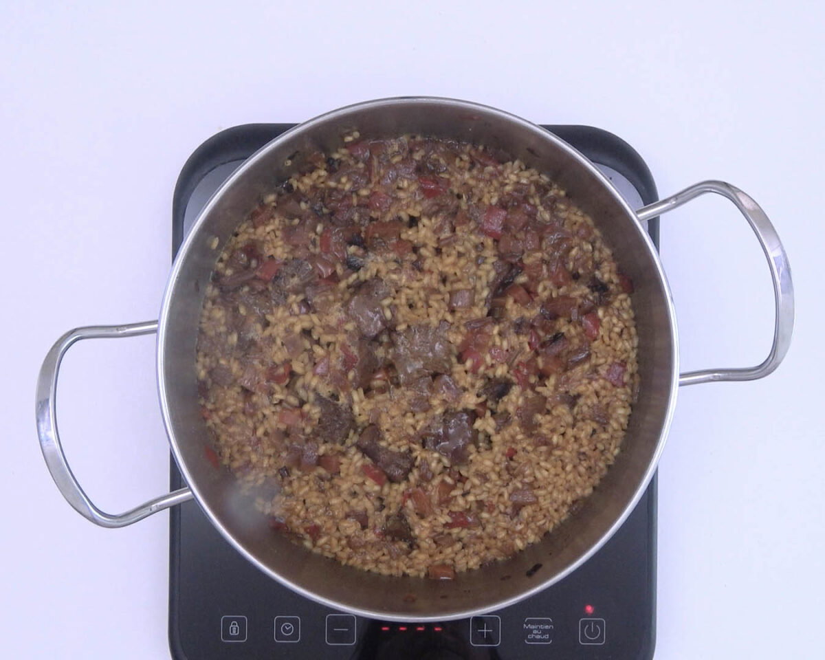 arroz con ternera y verduras paso 13