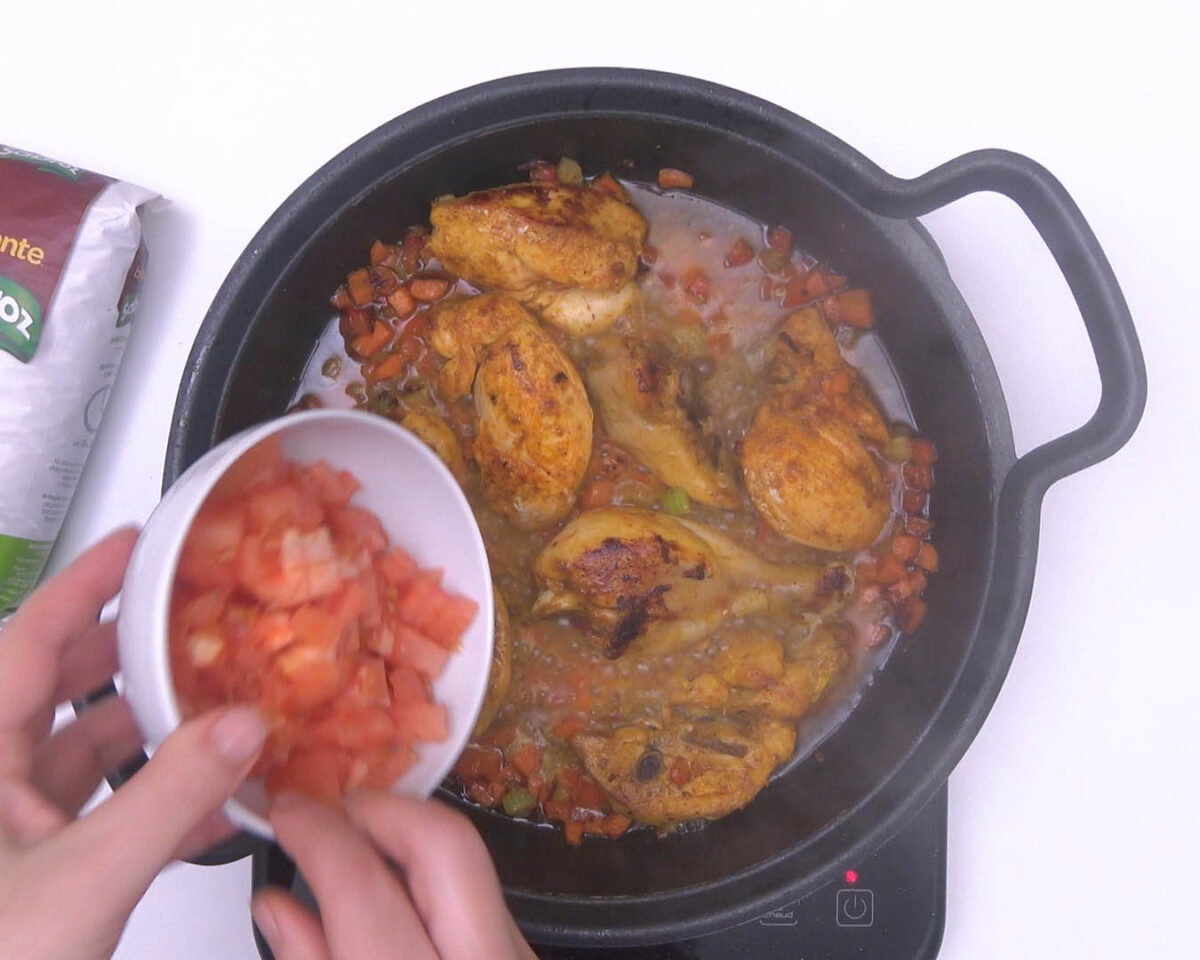 arroz mexicano con pollo paso 13
