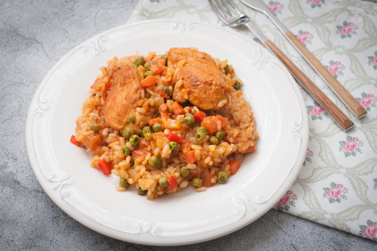 arroz mexicano con pollo paso 21