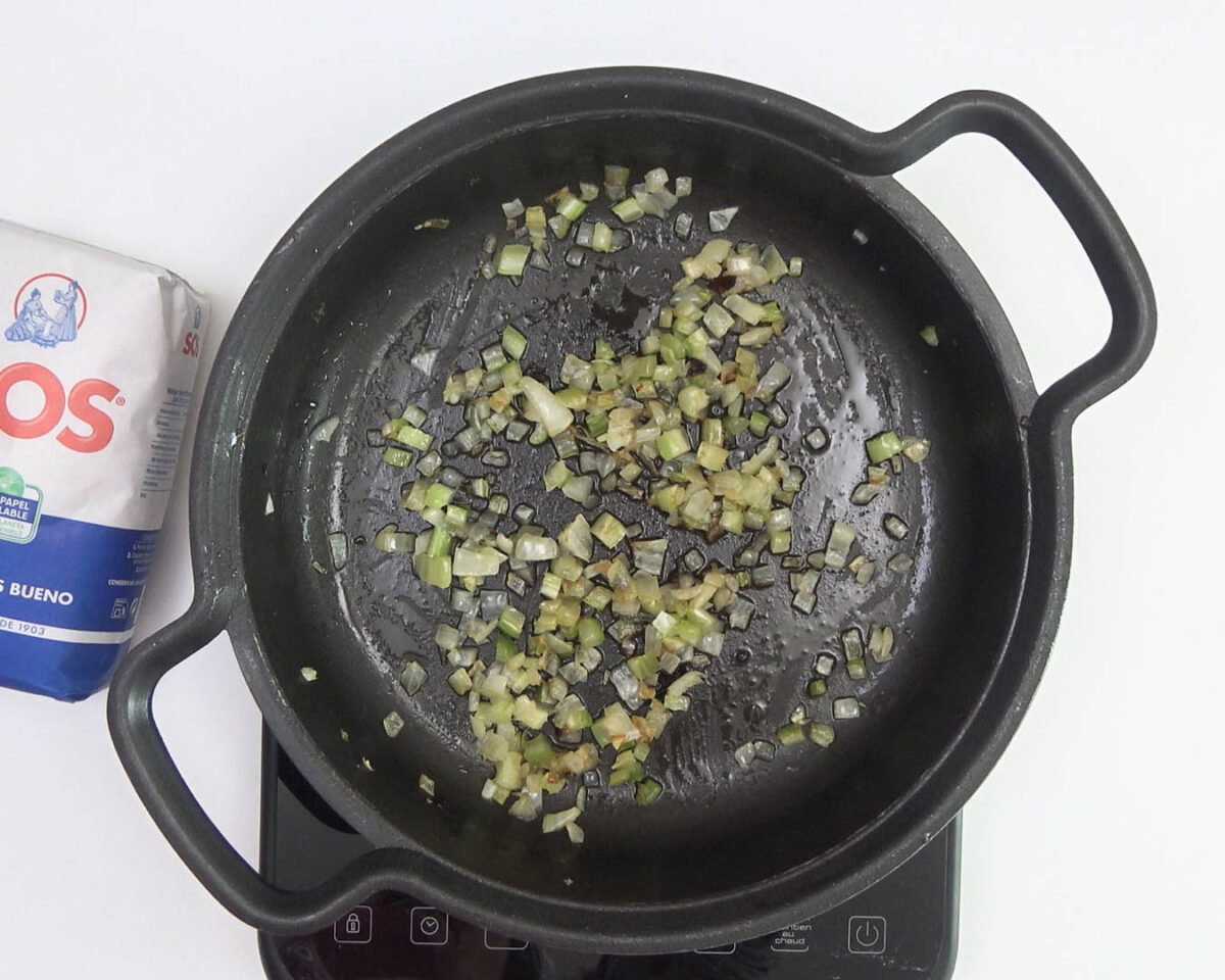arroz vegano con setas paso 10