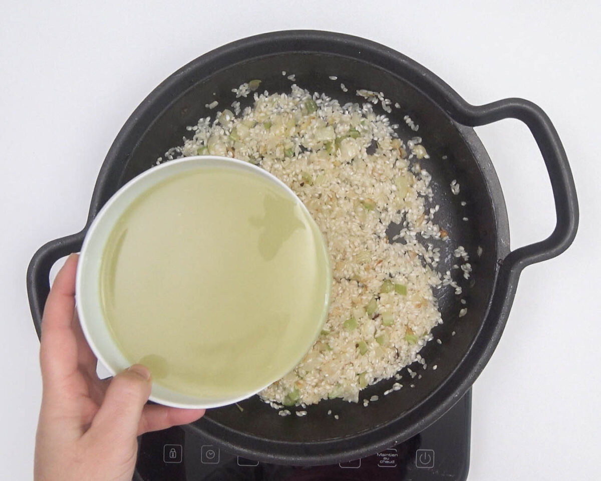 arroz vegano con setas paso 14