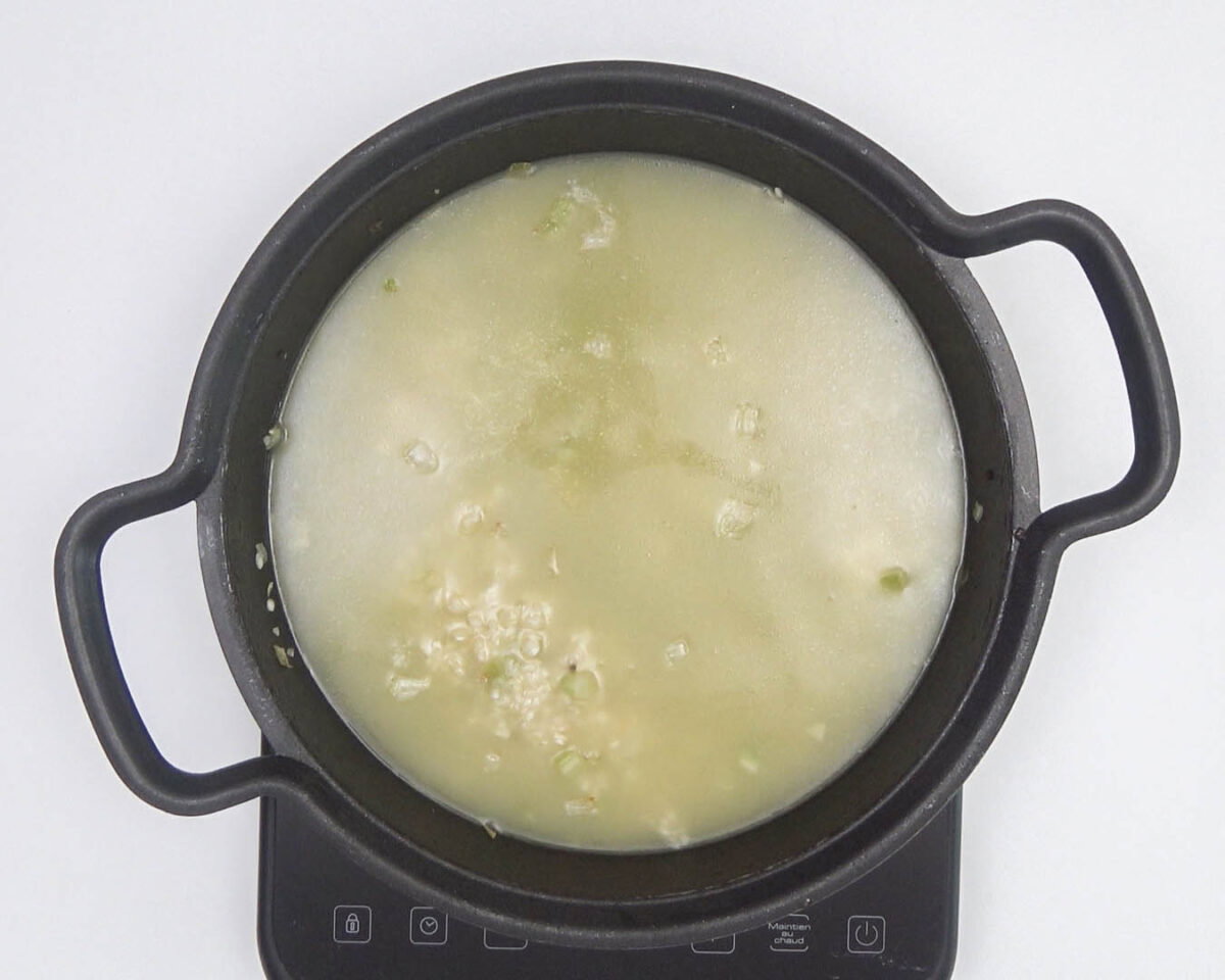 arroz vegano con setas paso 15