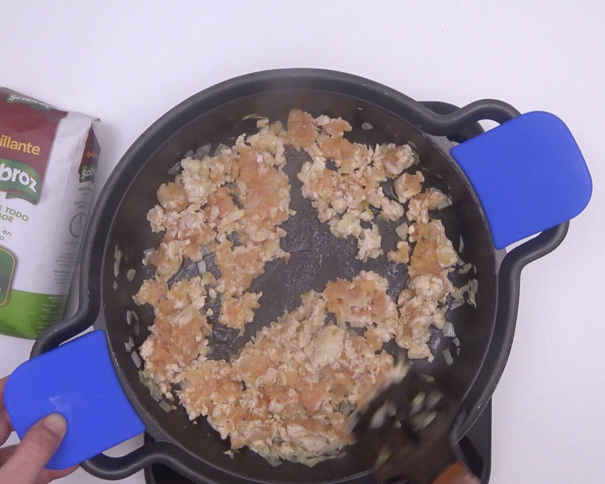berenjenas rellenas de arroz y pollo al curry paso 10