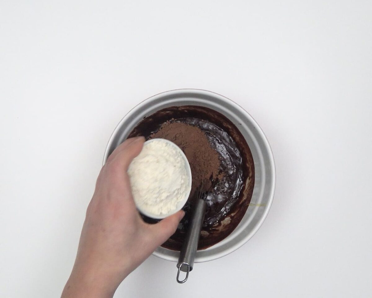 brownies de chocolate paso 12