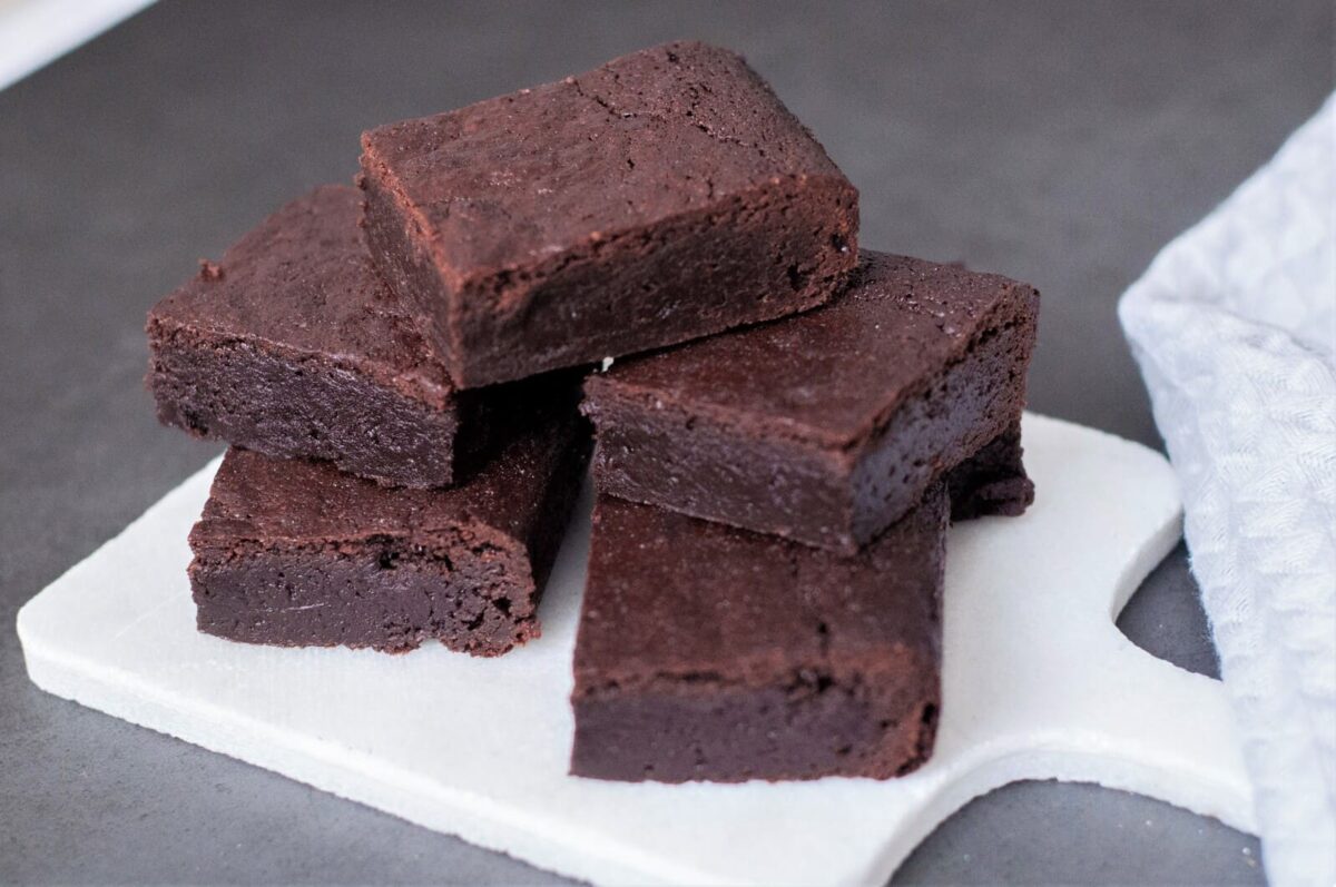 brownies de chocolate paso 17