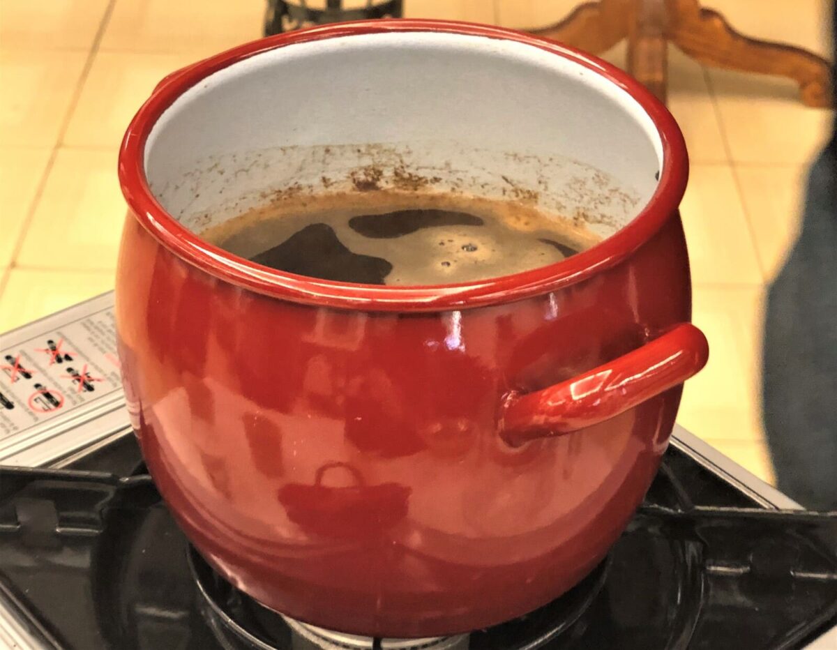café de pota pote puchero paso 10