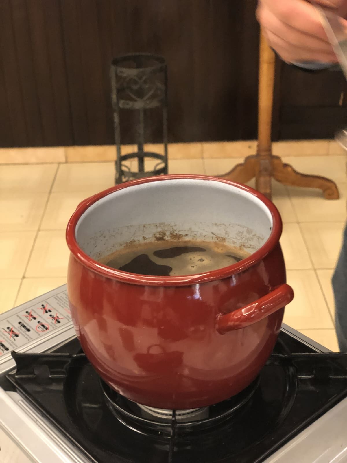 café de pota pote puchero paso 11