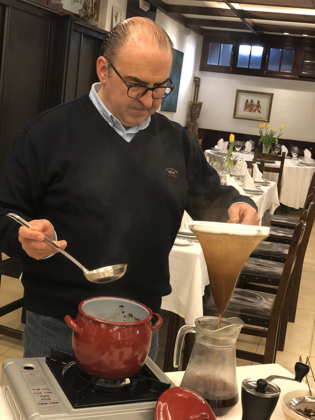 café de pota pote puchero paso 13