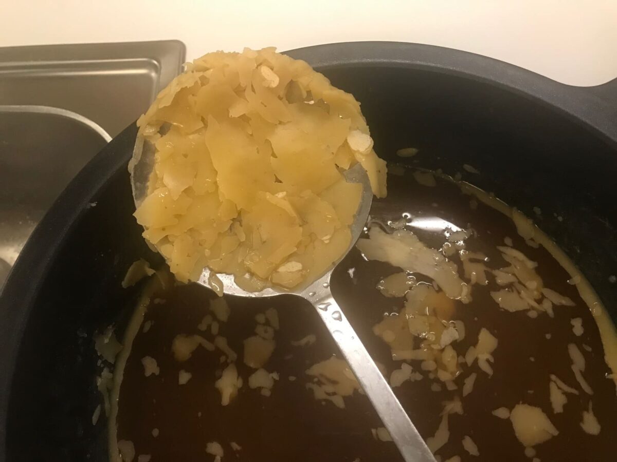 caldo de carne paso 10