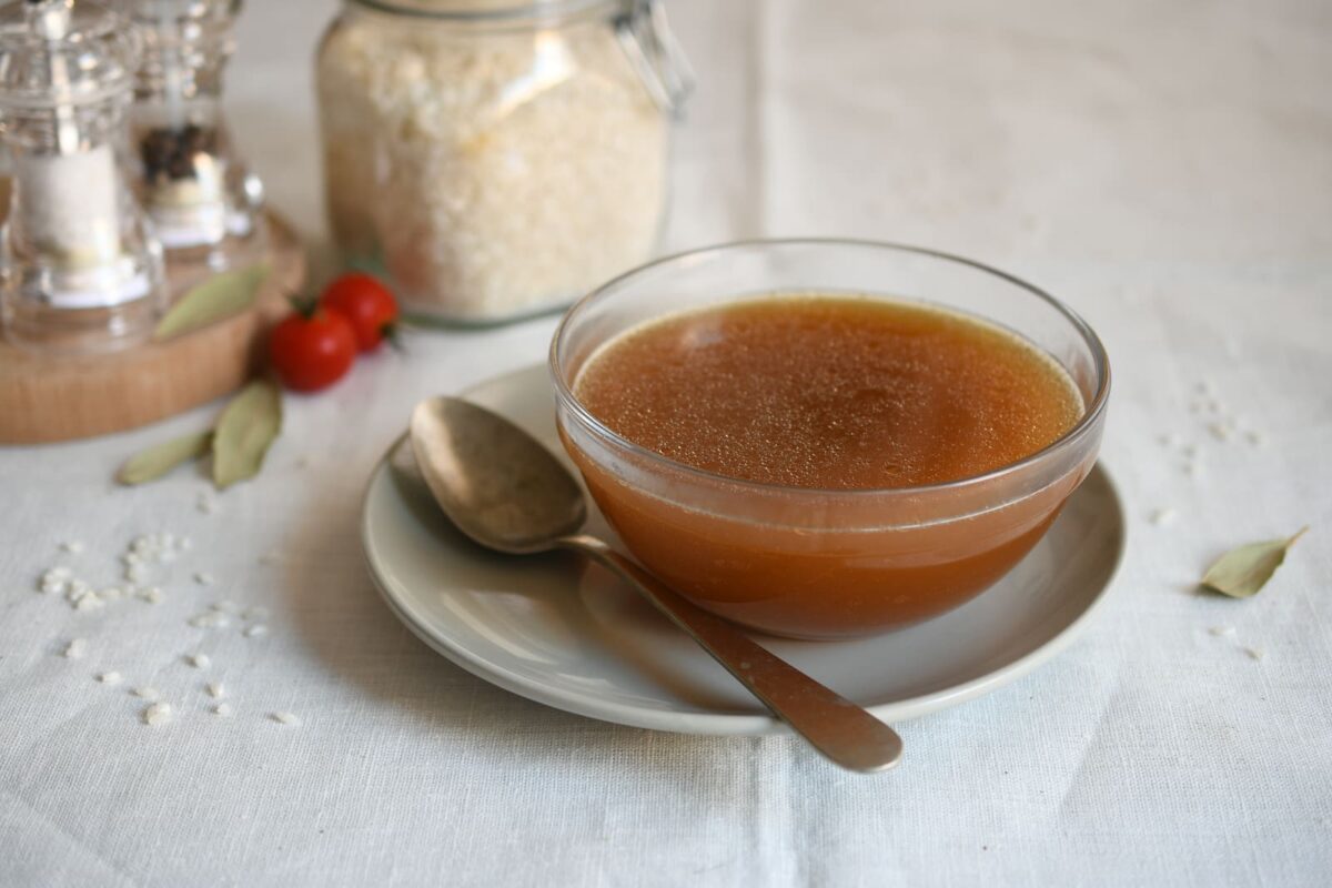 caldo de carne paso 12
