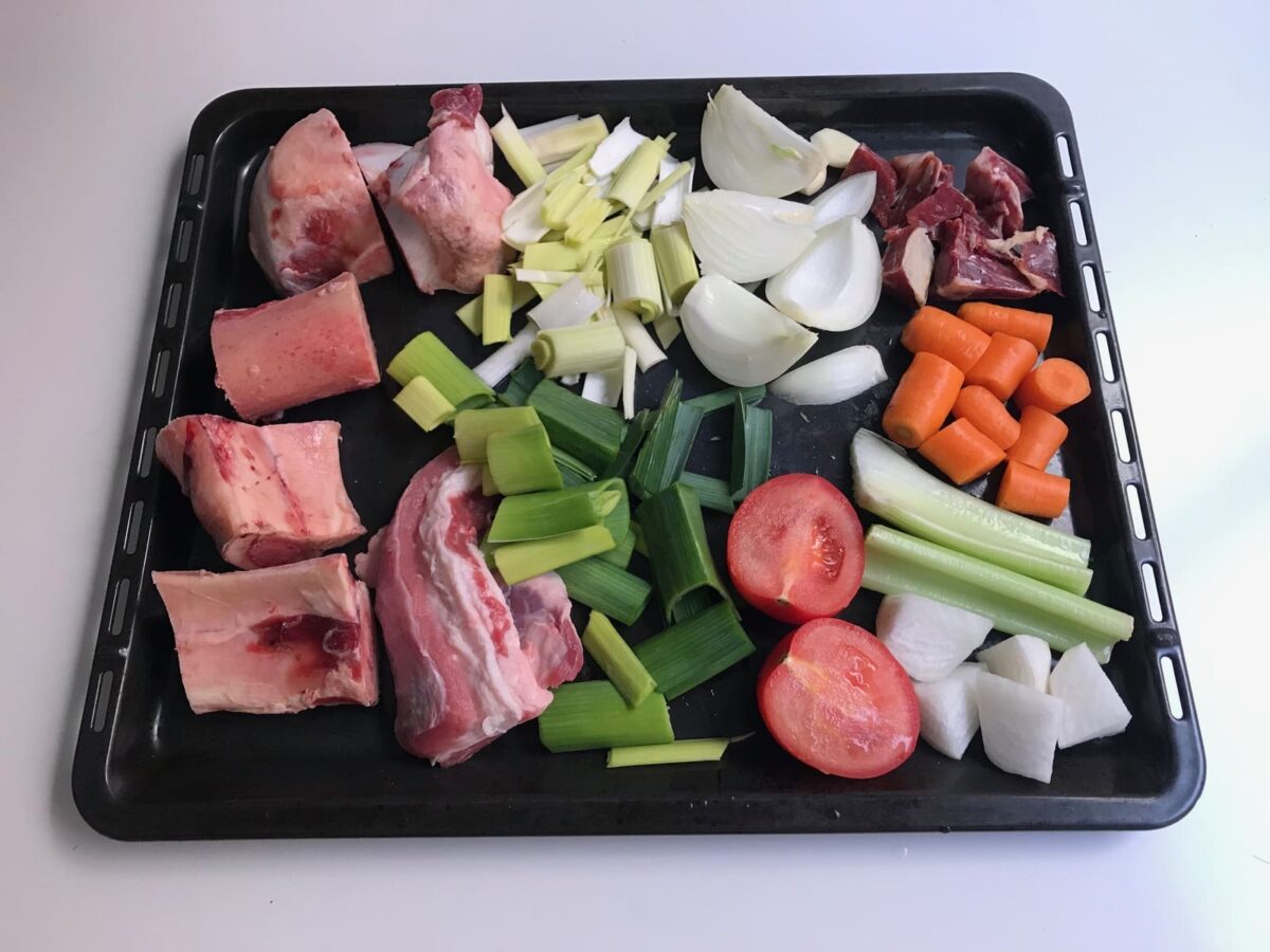 caldo de carne paso 2