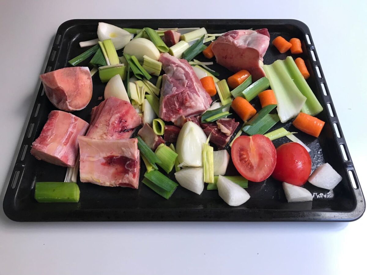 caldo de carne paso 3