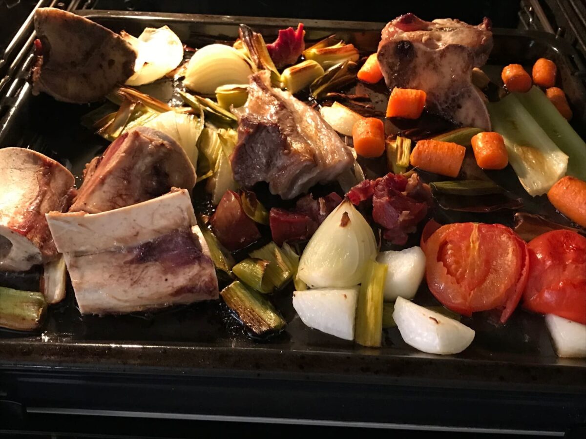 caldo de carne paso 4