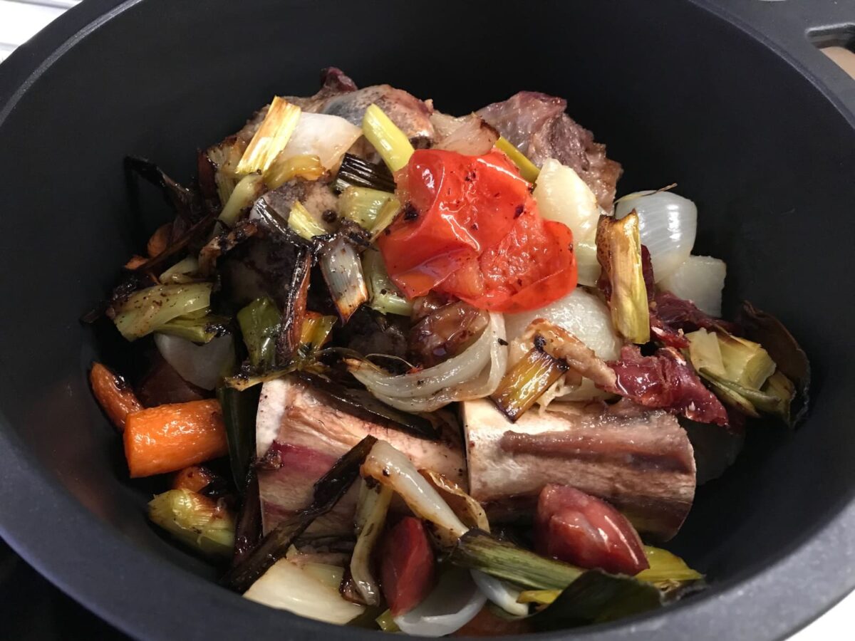 caldo de carne paso 5