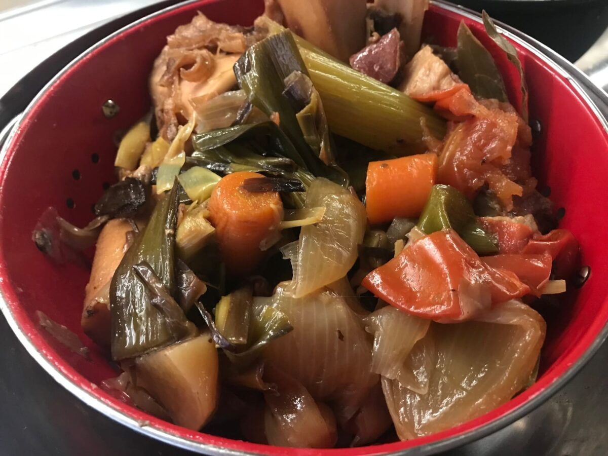 caldo de carne paso 8