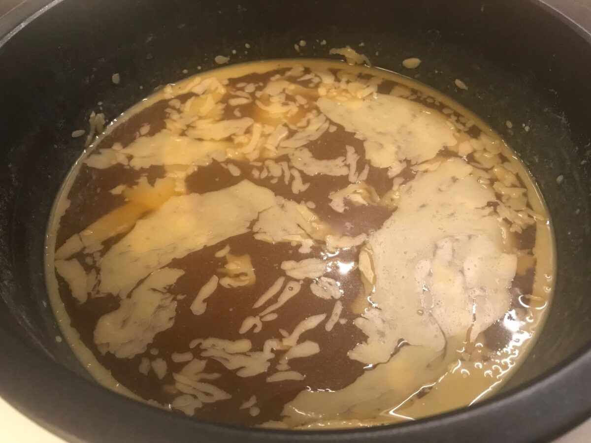 caldo de carne paso 9