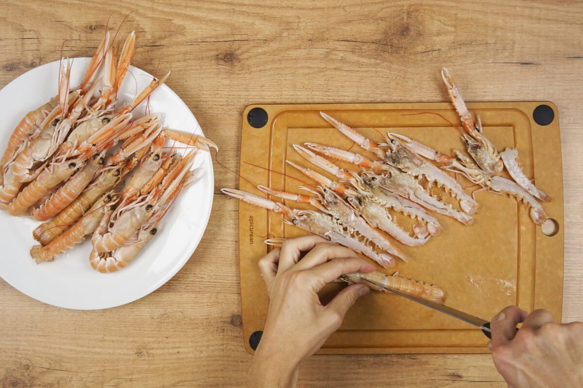 cigalas al horno paso 7