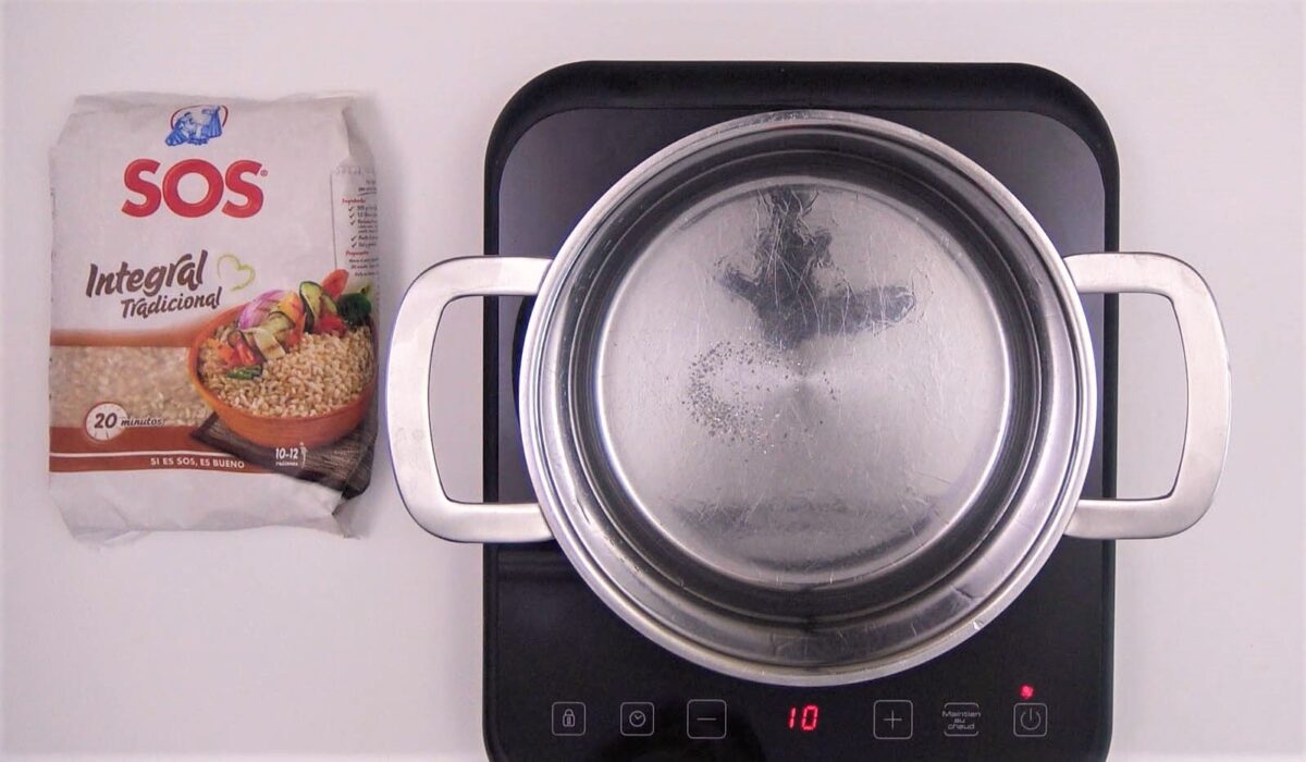 cómo hacer arroz integral paso 3