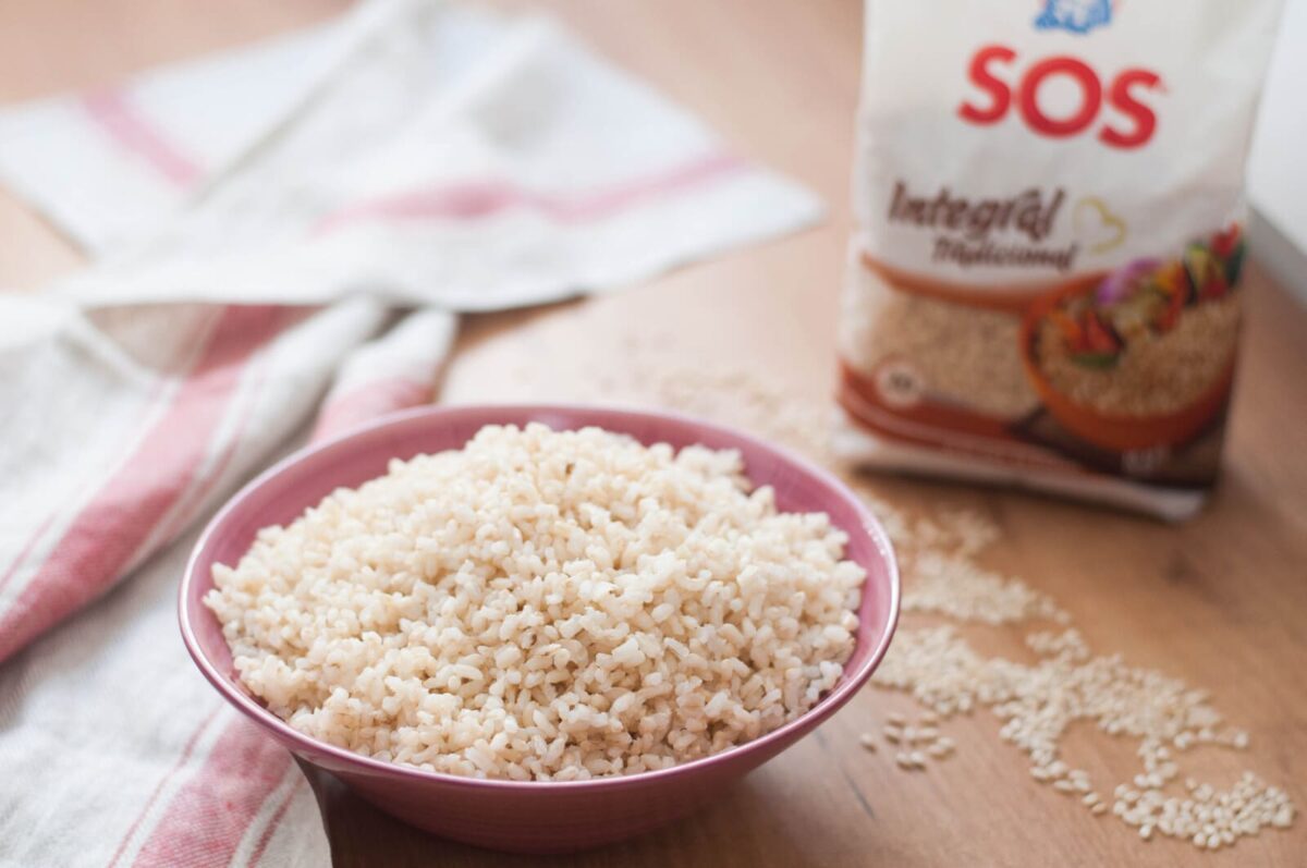 cómo hacer arroz integral paso 6