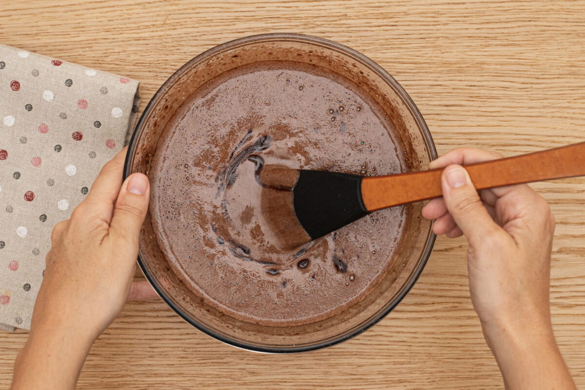 coulant de chocolate paso 9