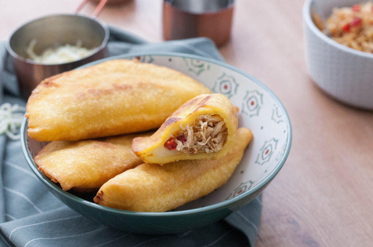 empanadas venezolanas de pollo y queso paso 28