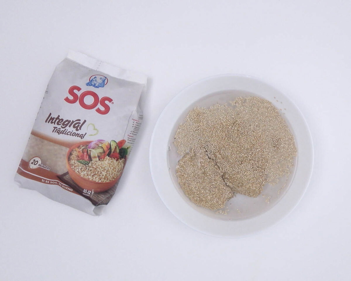 ensalada de arroz y quinoa paso 6